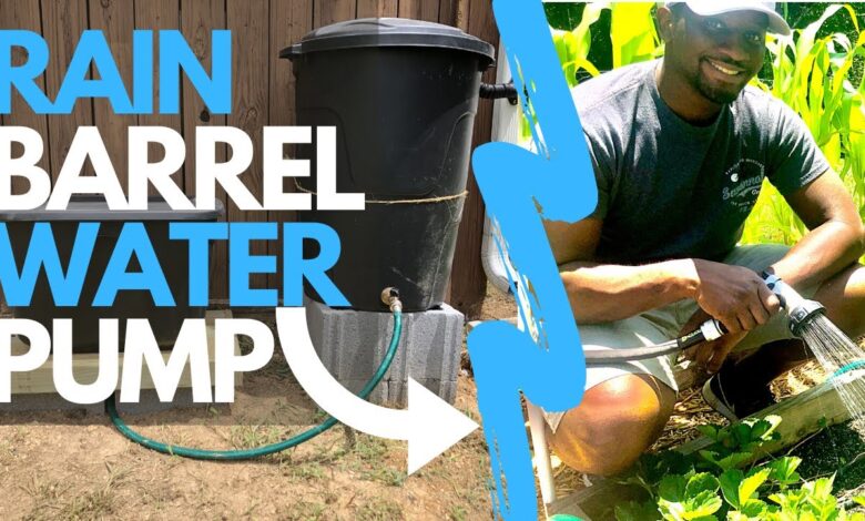 Rain Barrel Pump